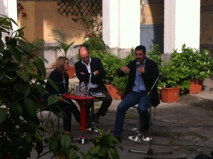 Andrea Bajani dialoga con Laurent Mauvigner nel Chiostro